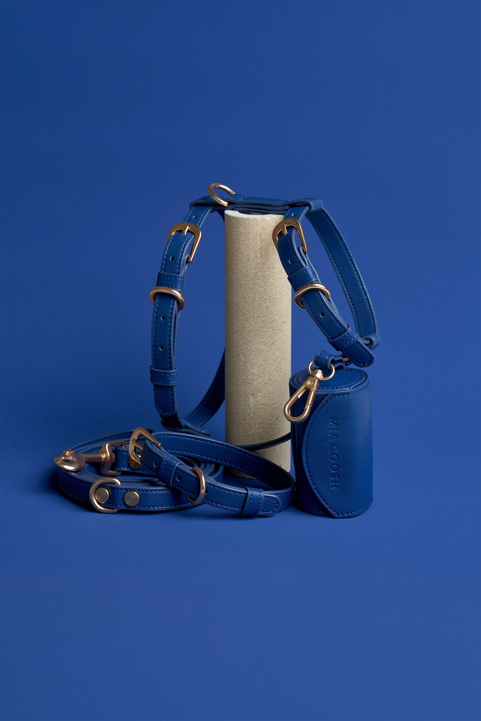Classic Harness Set – Navy Blue