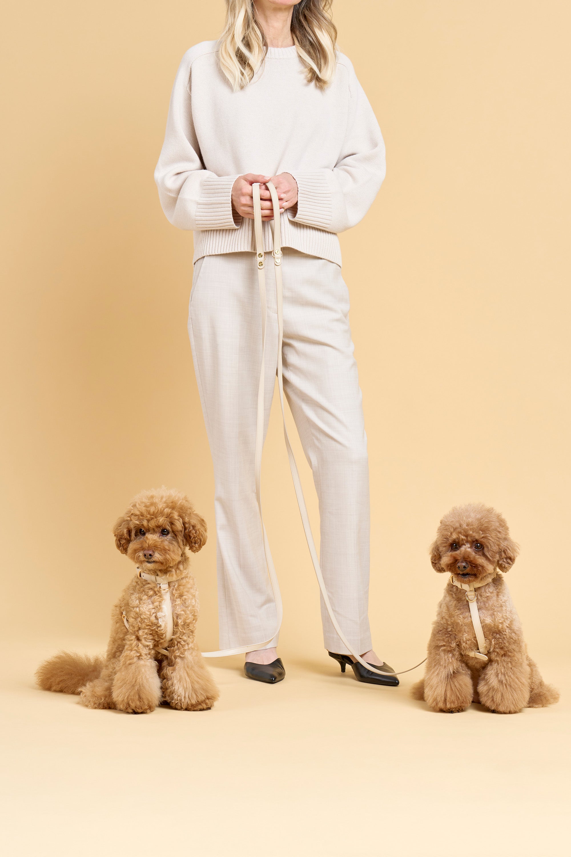 Classic Harness Set – Vanilla Cream